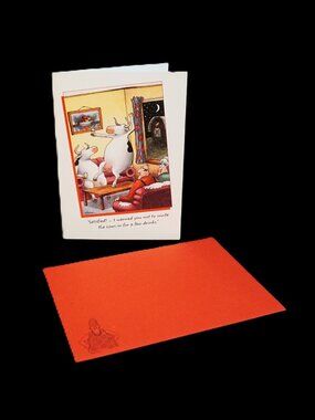 Far Side Vintage Hallmark Dancin’ Party Girl Cow Happy Birthday Greeting Card